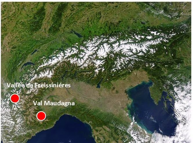 Le due valli prese in esame dal Progetto EthWAL